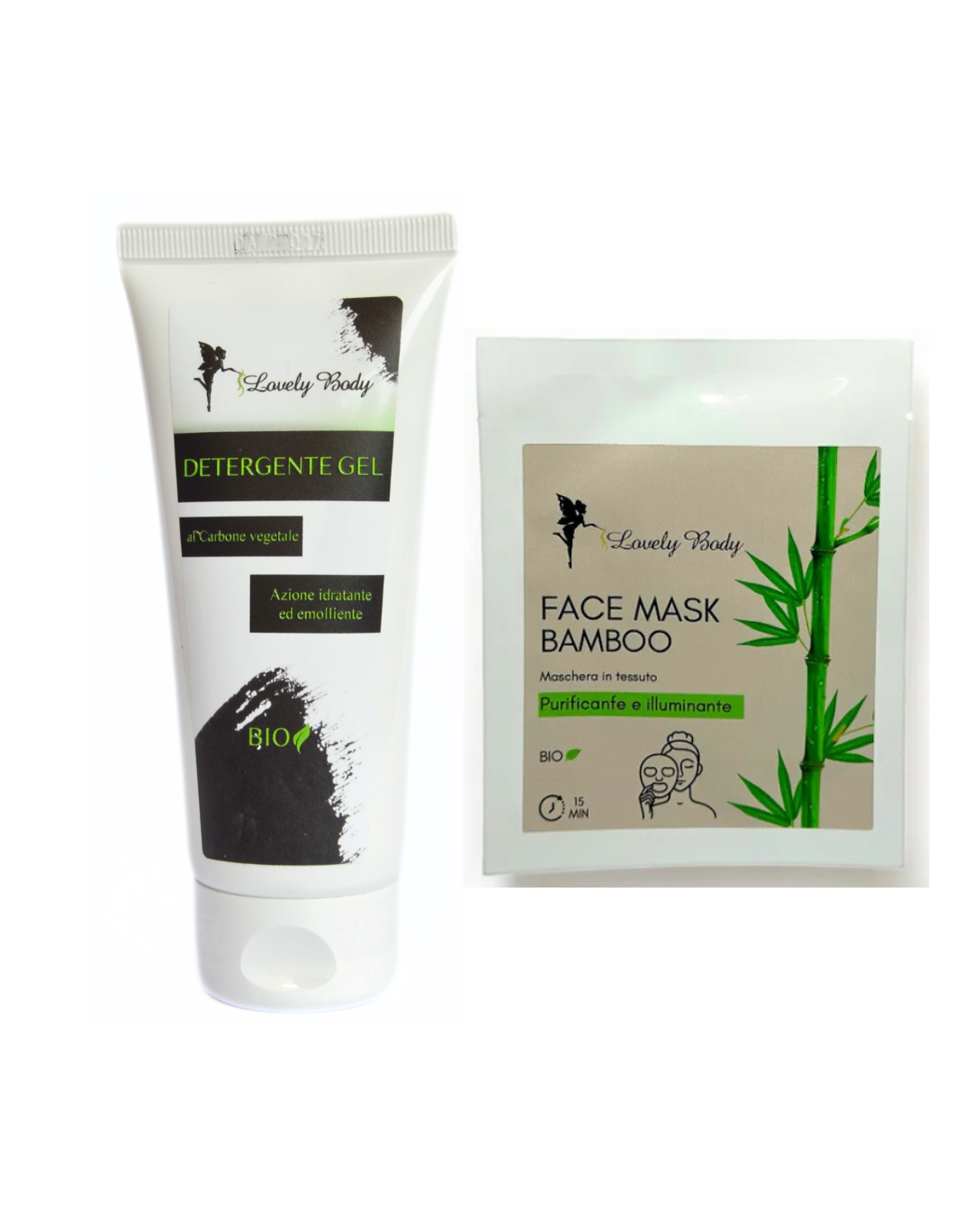 DETERGENTE GEL + FACE MASK BAMBOO