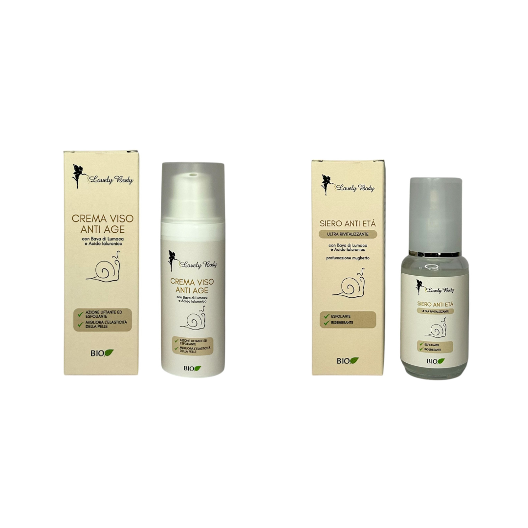 KIT BAVA DI LUMACA  E ACIDO IALURONICO