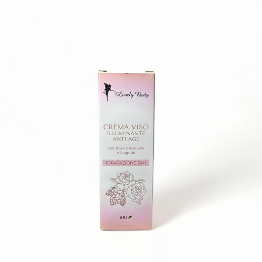 Crema viso illuminante anti-age