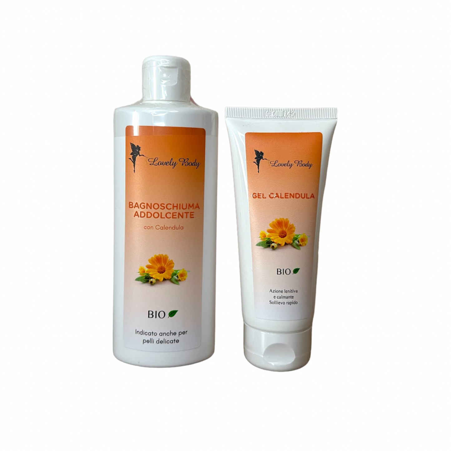 Bagnoschiuma addolcente + gel calendula